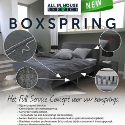 All In House Service Boxspring – 5 jaar bescherming tegen vlekken en gebruiksproblemen