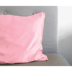 Beauty Skin Care Pink glanssatijn Kussensloop