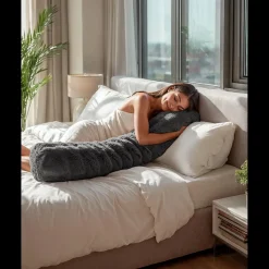 Bodypillow Pompom | Nachtkussen - 140 x 20