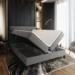 Boxspring Chevron met Opbergruimte