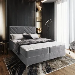 Boxspring Chevron met Opbergruimte