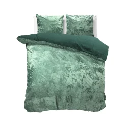 Crushed Velvet Katoen Dark Green