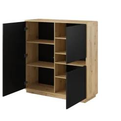 Dressoir Asmund - 3-deurs verhoogd - Wotan Eiken