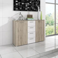 Dressoir Bern - 2-deurs incl. 4 lades - Naturel