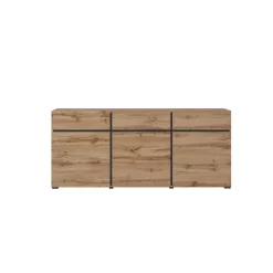 Dressoir Crotone - 3-deurs incl. 3 lades - Wotan Eiken