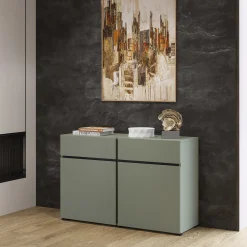 Dressoir Crotone - 2-deurs incl. 2 lades - Groen