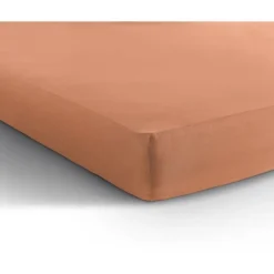Dubbel Jersey Matras Hoeslaken Pastel Orange 220 gr