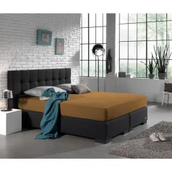 Dubbel Jersey Matras Hoeslaken Taupe 220 gr