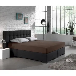 Dubbel Jersey Matras Hoeslaken Taupe 220