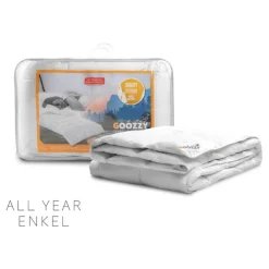 Goozzy 80% eendendonsvezels - 20% eendendons | All-season - Enkel Dekbed