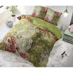 Green Flower Art Green