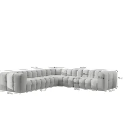 Hoekbank Belfast - 4-zits - 6-zits - 8-zits - Ruime keuze in stoffen en kleuren