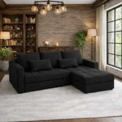 Hoekbank Kos - Slaapbank met opbergruimte - Zitcomfort Stevig