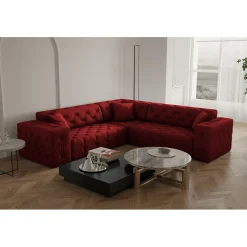 Hoekbank Malibu– Universele opstelling – Ruime keuze in stoffen en kleuren