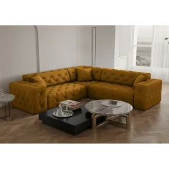 Hoekbank Malibu– Universele opstelling – Ruime keuze in stoffen en kleuren