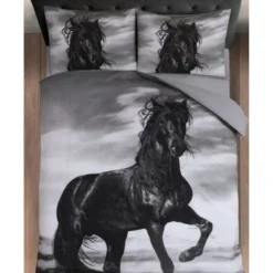 Horse Black 100 % katoen