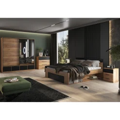 Houten Bed met Lade Bern - Naturel - Bedframe