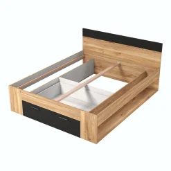 Houten Bed met Lade Bern - Naturel - Bedframe