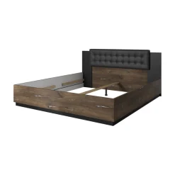 Houten Bed Siena - Walnoot - Bedframe