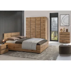 Houten Opbergbed Crotone - Wotan Eiken