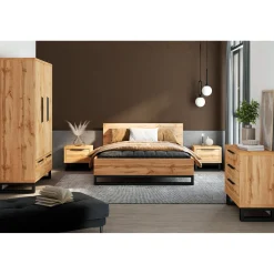 Houten Opbergbed Halmstad - Wotan Eiken