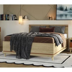 Houten Opbergbed Skagen - Eiken