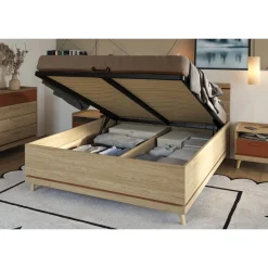 Houten Opbergbed Skagen - Eiken