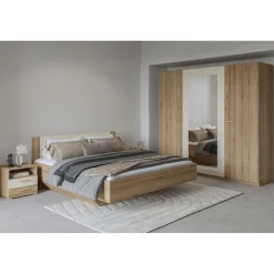 Houten Opbergbed Verdal - Eiken