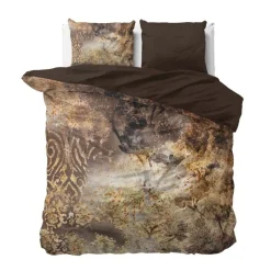 Inferno Taupe katoen-satijn