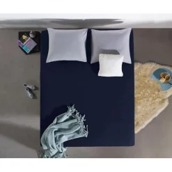 Jersey Matras Hoeslaken 135 gr Indigo Blue