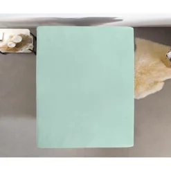 Jersey Matras Hoeslaken 135 gr Pastel Blue