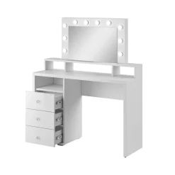 Kaptafel Diana - Wit incl. Verlichting