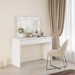 Kaptafel Evora - Wit incl. Verlichting