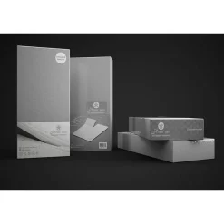 Katoen Splittopper Hoeslaken Grijs