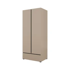 Kledingkast Crotone - Taupe - 2-Deurs met Lade