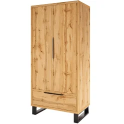 Kledingkast Halmstad - 2-deurs incl. lade - Wotan Eiken