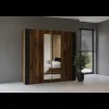 Kledingkast Siena - Walnoot - 2-Deurs incl. Spiegel
