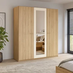 Kledingkast Verdal – 3-Deurs incl. Spiegel