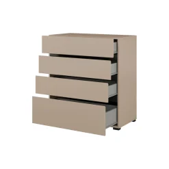 Ladekast Crotone - Taupe - 4 Lades