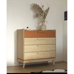 Ladekast Skagen - Eiken - 4 Lades