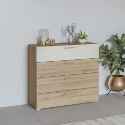 Ladekast Verdal - Eiken - 4 Lades