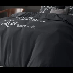 Live, laugh and love Antraciet