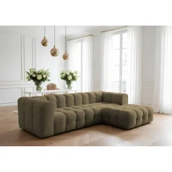 Loungebank Belfast – Linker of Rechter loungegedeelte – Ruime keuze in stoffen en kleuren