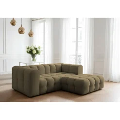 Loungebank Belfast Mini – Linker of Rechter loungegedeelte – Ruime keuze in stoffen en kleuren