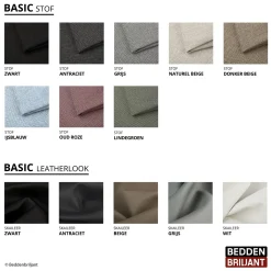 Loungebank Belfast Mini – Linker of Rechter loungegedeelte – Ruime keuze in stoffen en kleuren