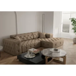 Loungebank Malibu – Linker of Rechter loungegedeelte – Ruime keuze in stoffen en kleuren