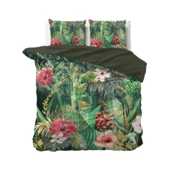 Mentha Green Katoen-Satijn