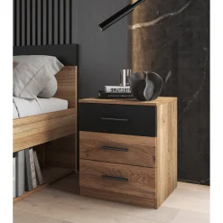 Nachtkastje met Lades Bern - Naturel