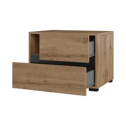 Nachtkastje met Lades Crotone - Eiken