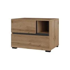 Nachtkastje met Lades Crotone - Eiken